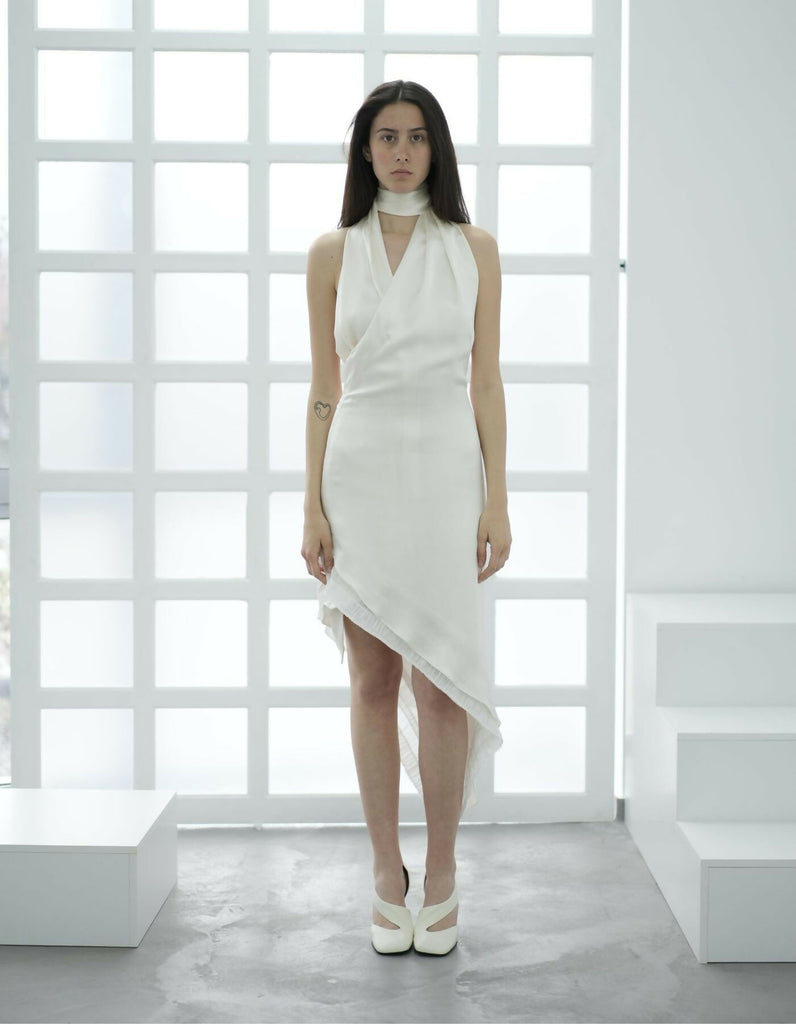 MAET NYRE Silk Midi Dress 1