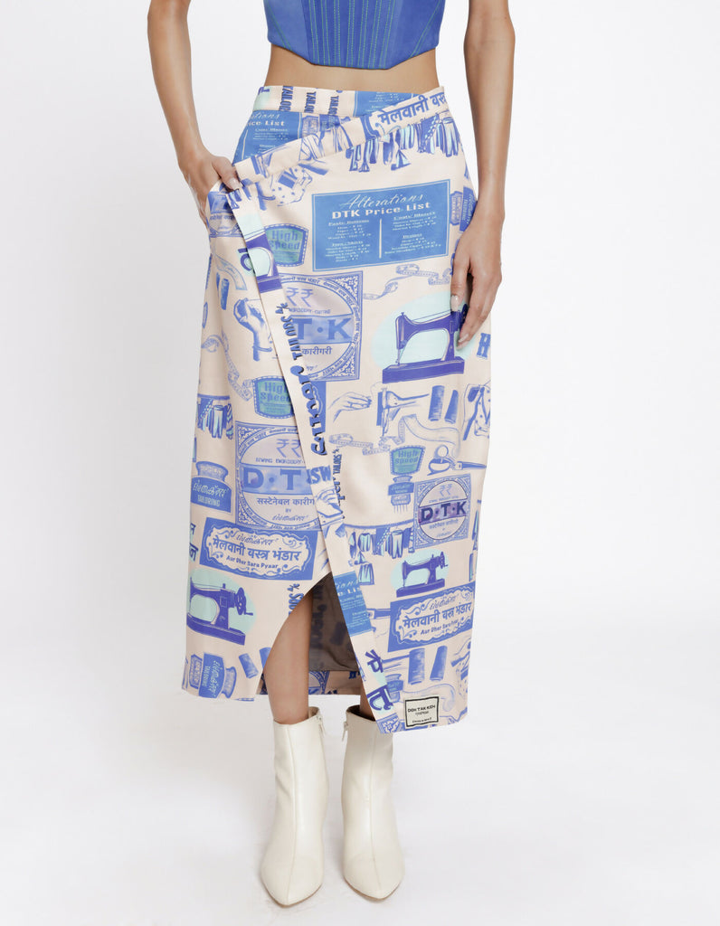 KARKHANA WRAP SKIRT