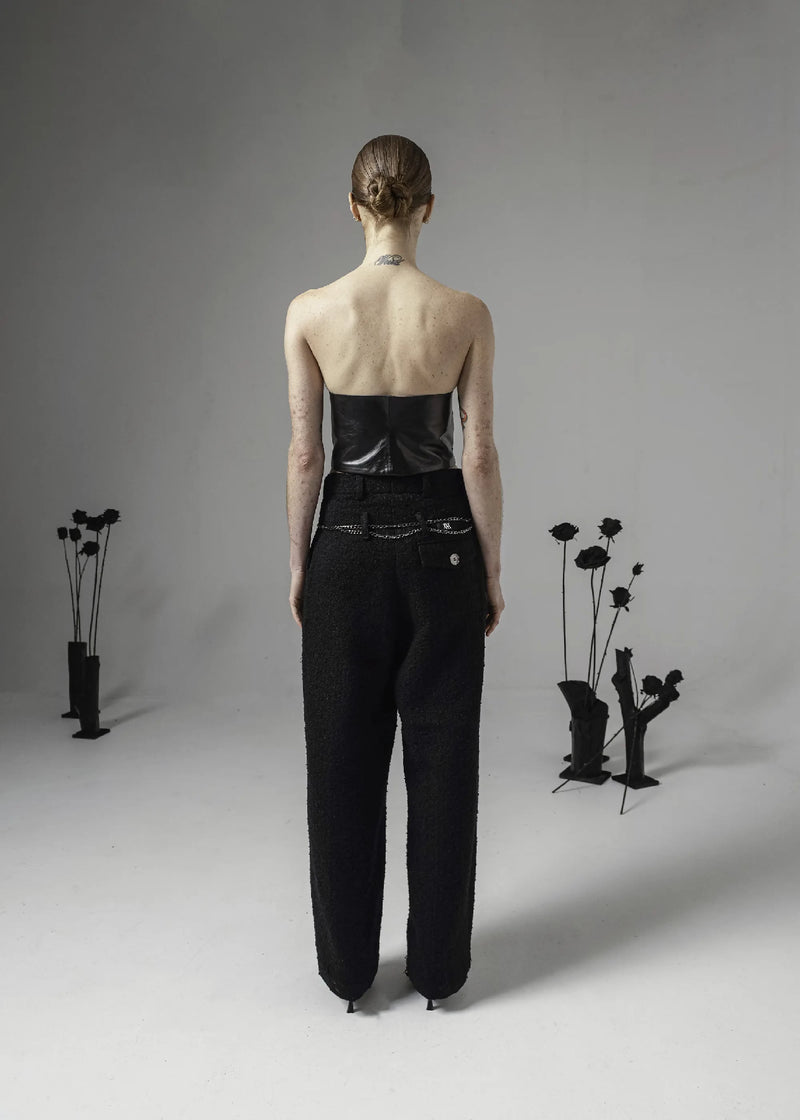 Pantalon Mary Jane tweed dos copie