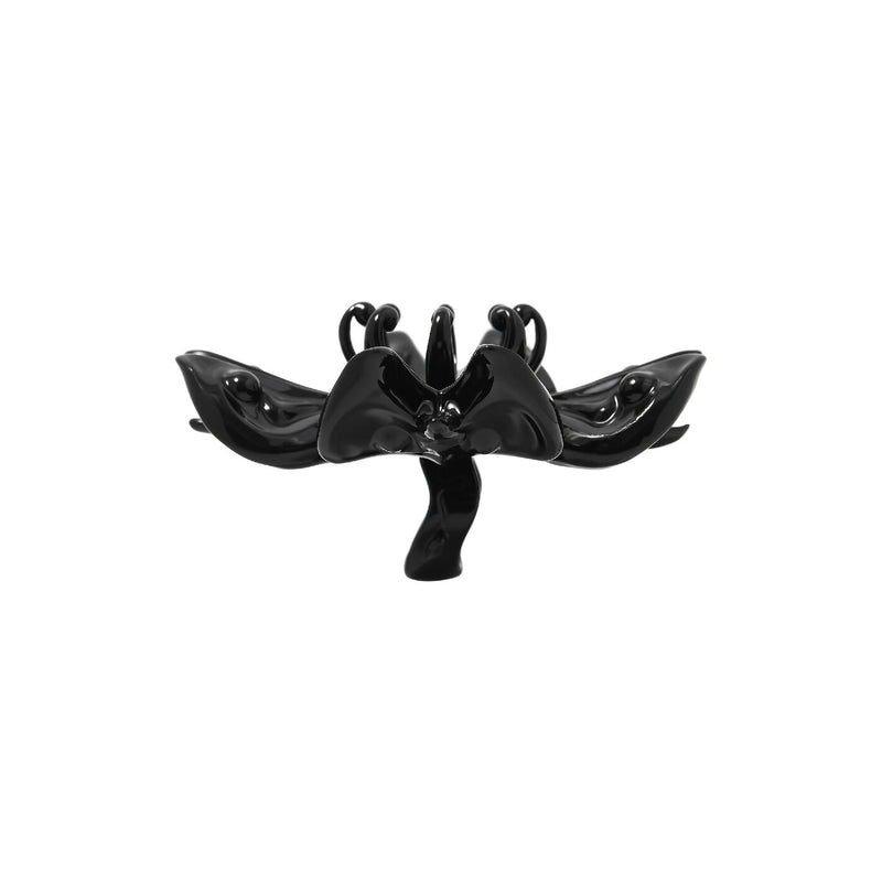 Blooming on the exoskeleton of spirt' Ring (Black)
