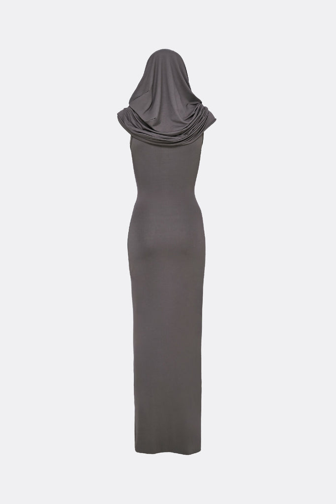 Draped Dress Grey