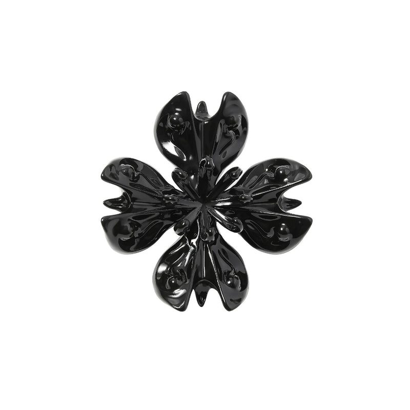 Blooming on the exoskeleton of spirt' Ring (Black)