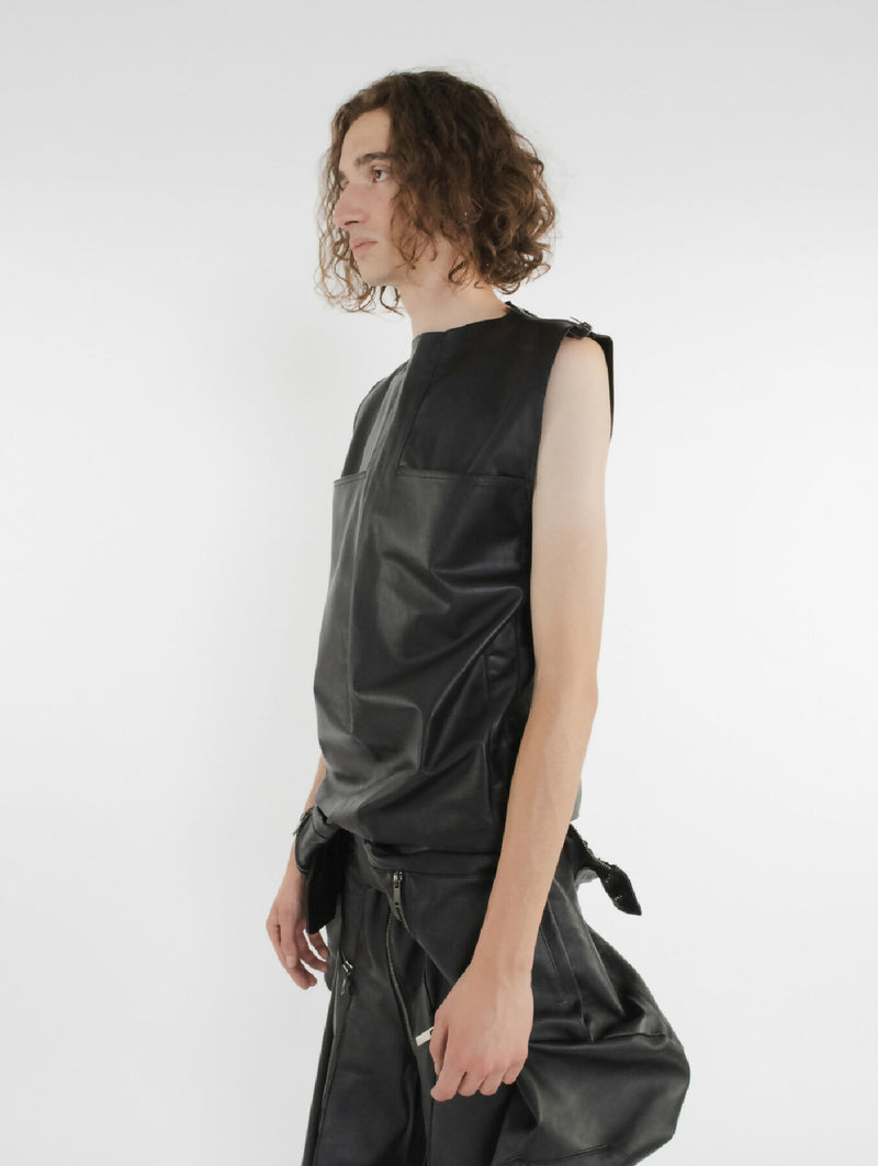 Leather Belts Tank Top