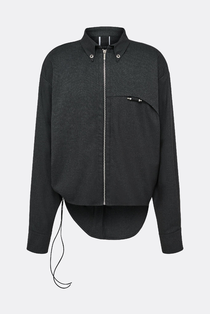 Zip Shirt Grey