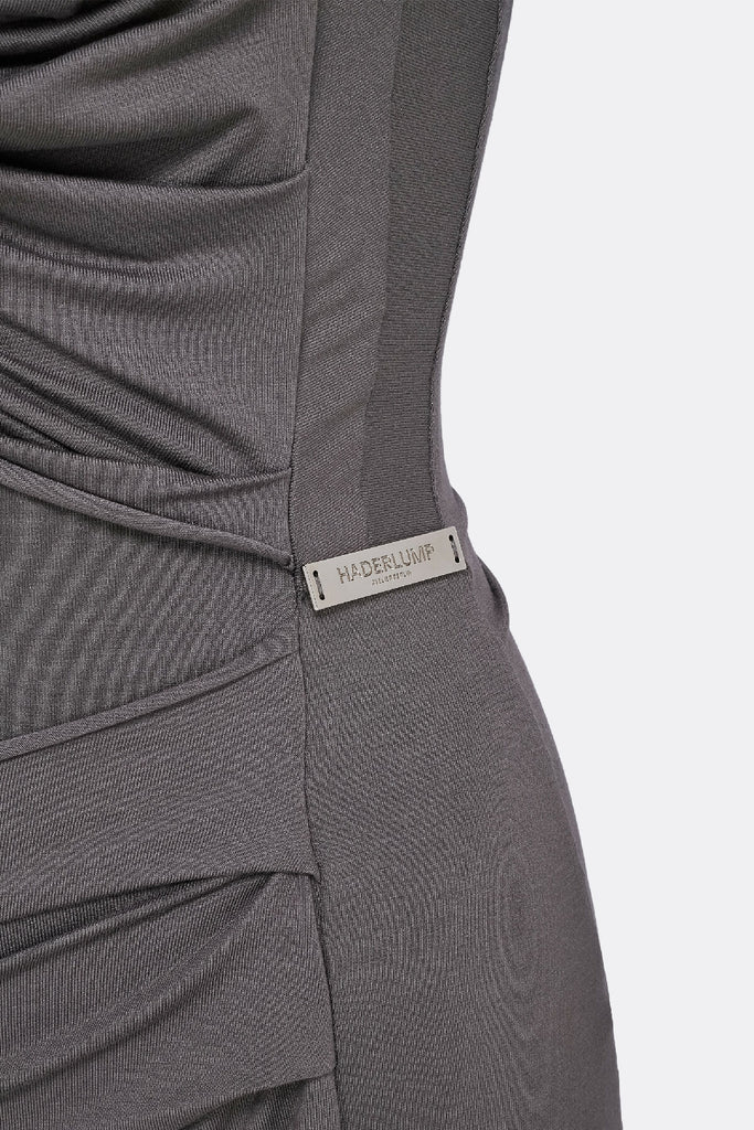 Draped Dress Grey