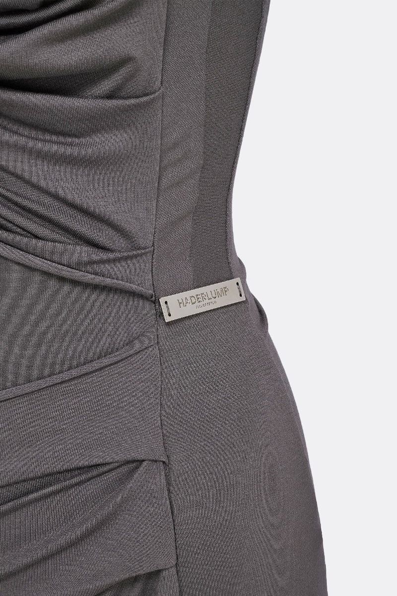 Draped Dress Grey