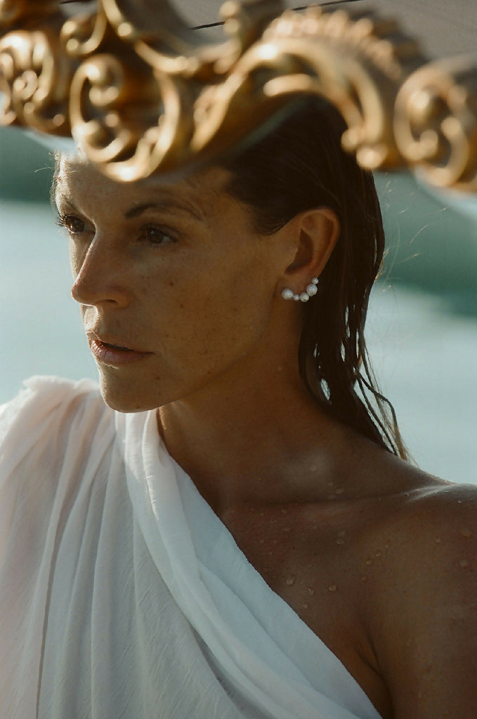 BRIDAL PEARL EARRINGS