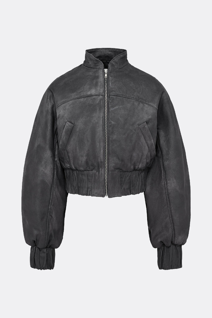 Waxed Bomber Grey