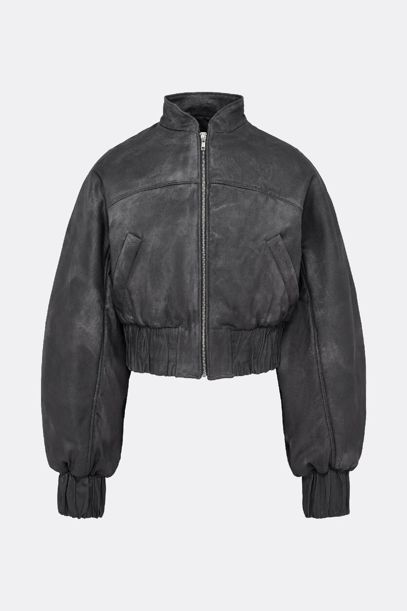 Waxed Bomber Grey
