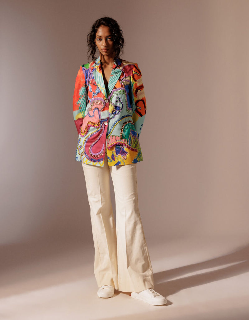 Island Embroidered Blazer