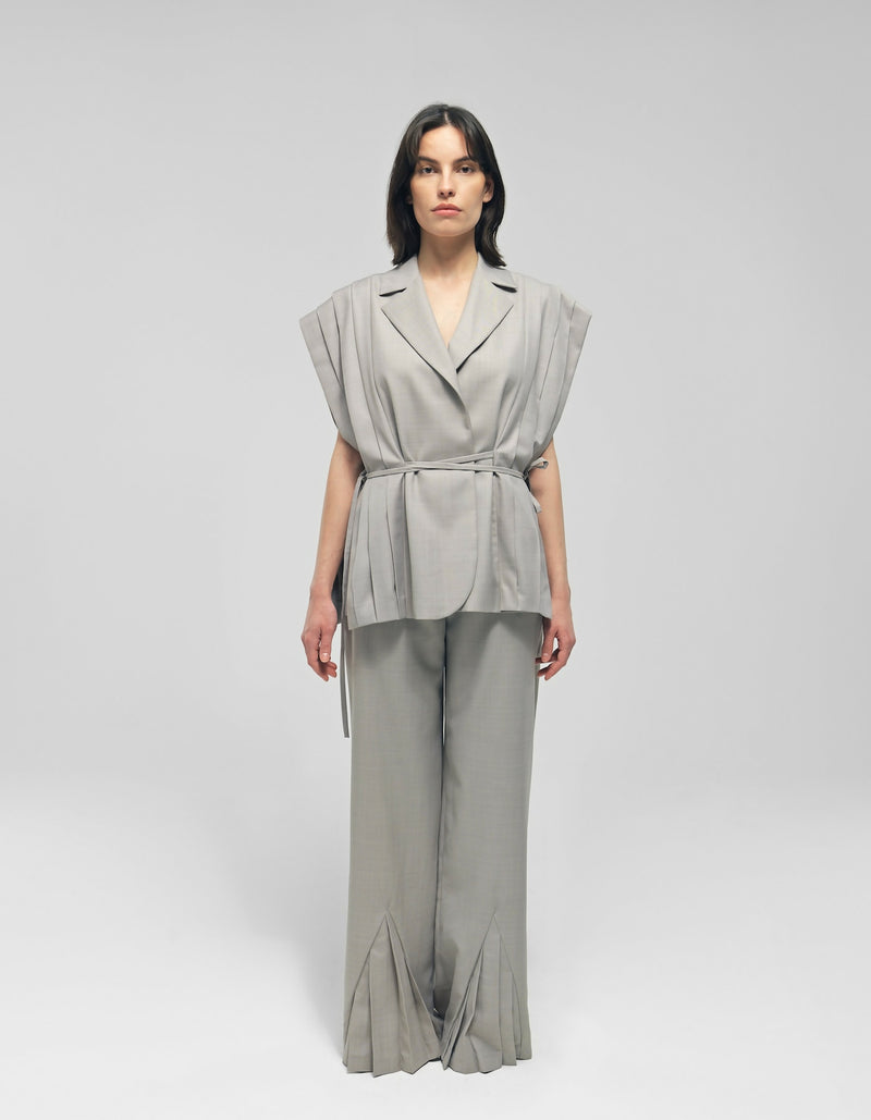 Arriety Grey Single Breasted Jacket