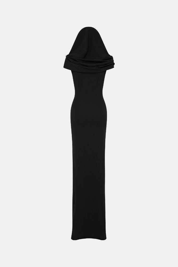 Draped Dress Black