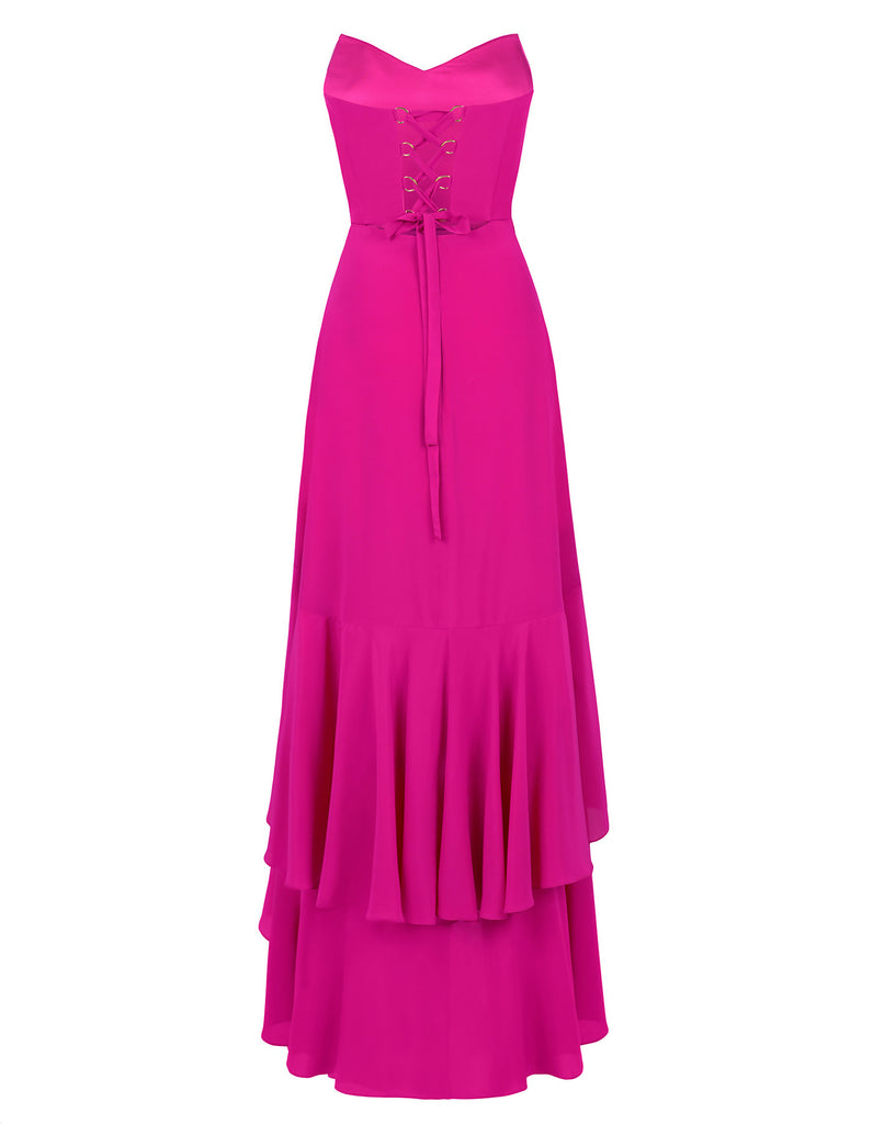 Raya Dress Pink Magenta