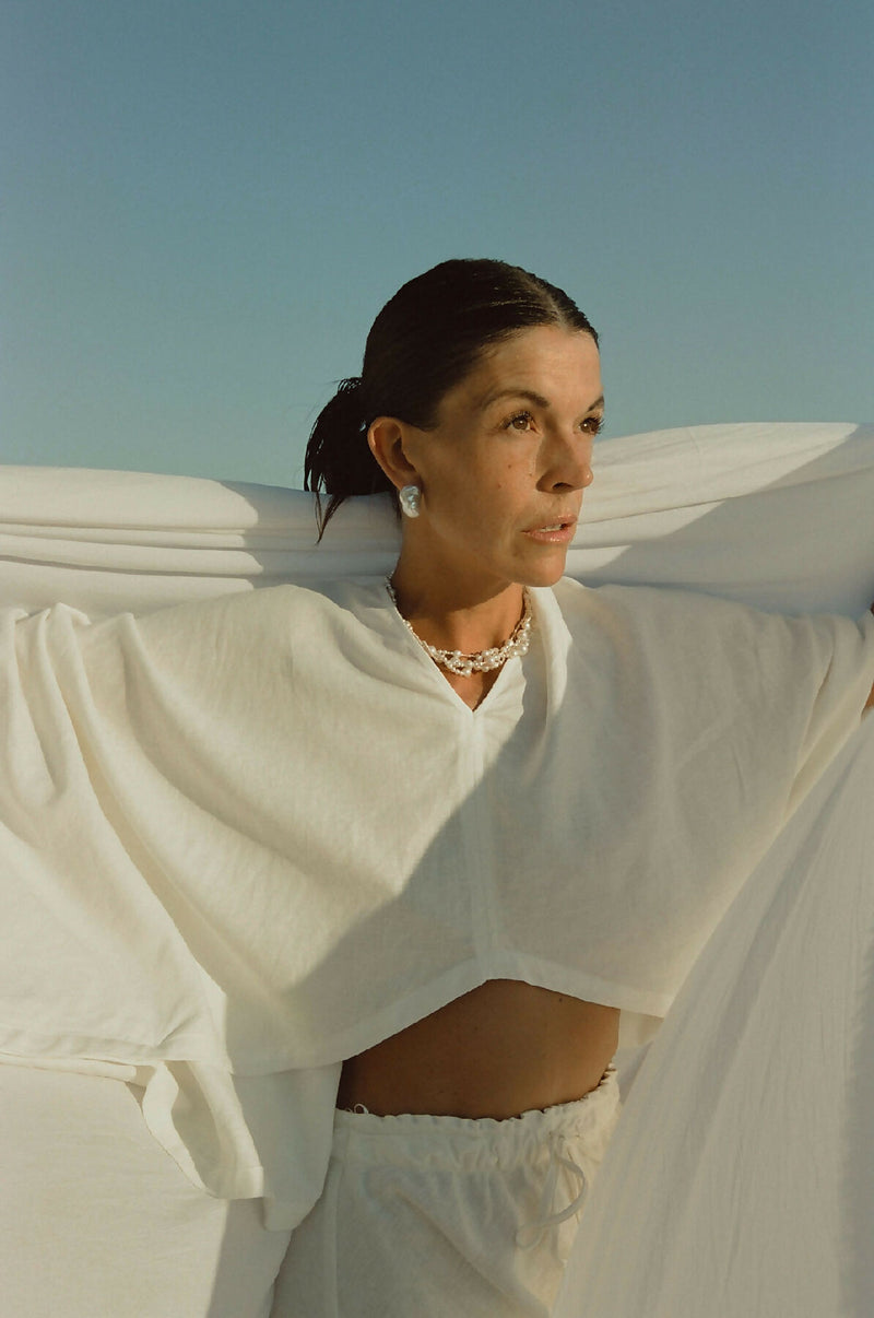 BAROQUE PEARL STUD EARRINGS