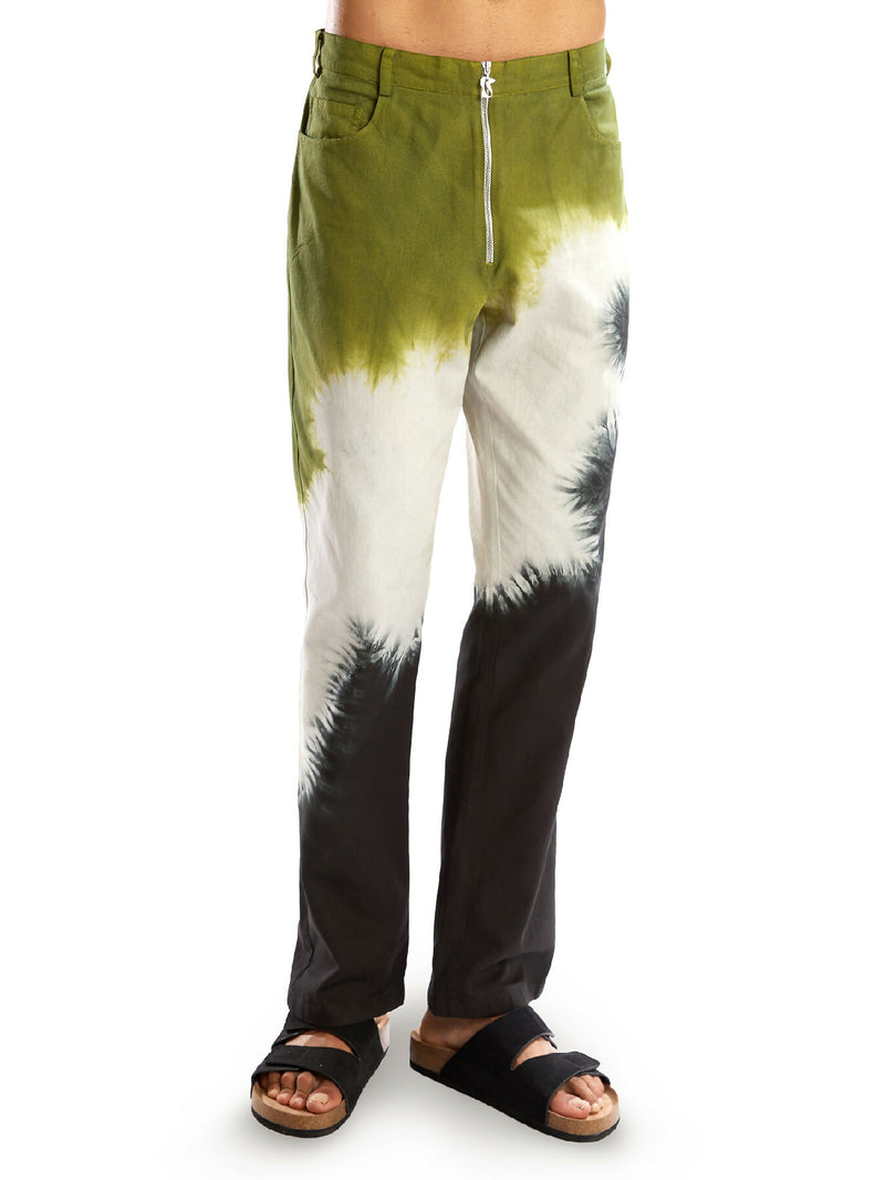 Cotton tie dye pants
