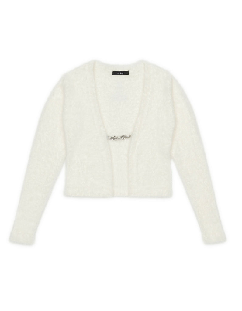 Chain Link Furry Cardigan