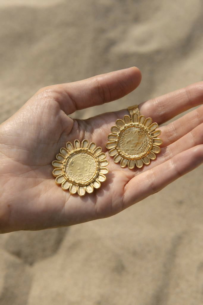 Sun Flowe Earrings
