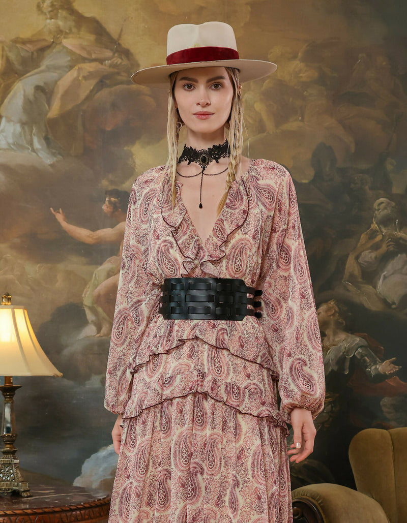 Arlo Wide Leather Belt