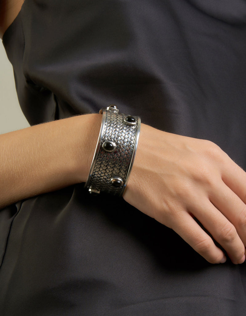 Marron Smoky Quartz Bangle