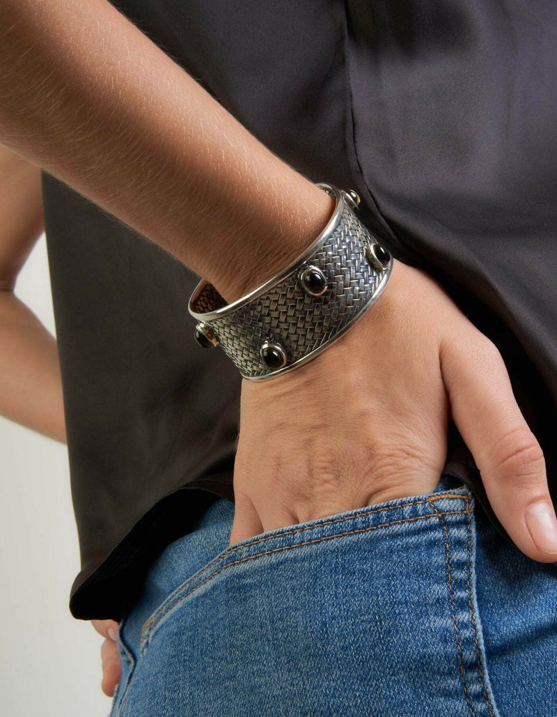 Marron Smoky Quartz Bangle