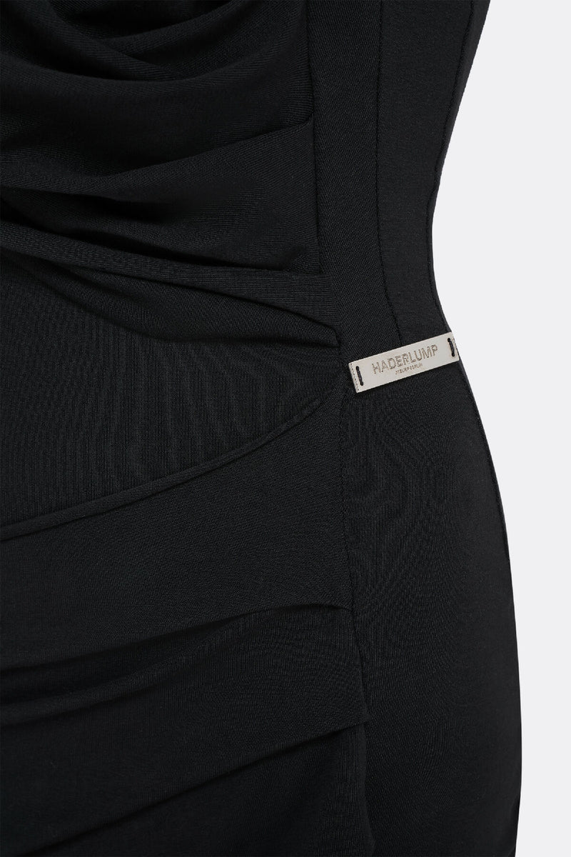Draped Dress Black