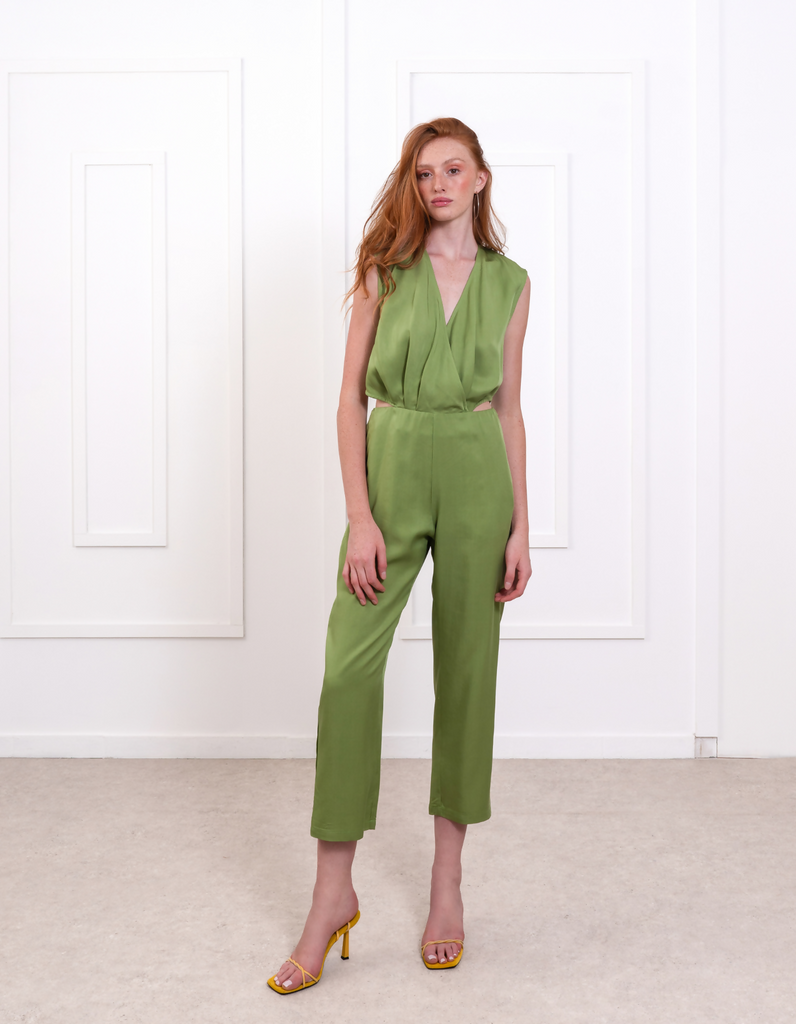 Cami Green Jumpsuit