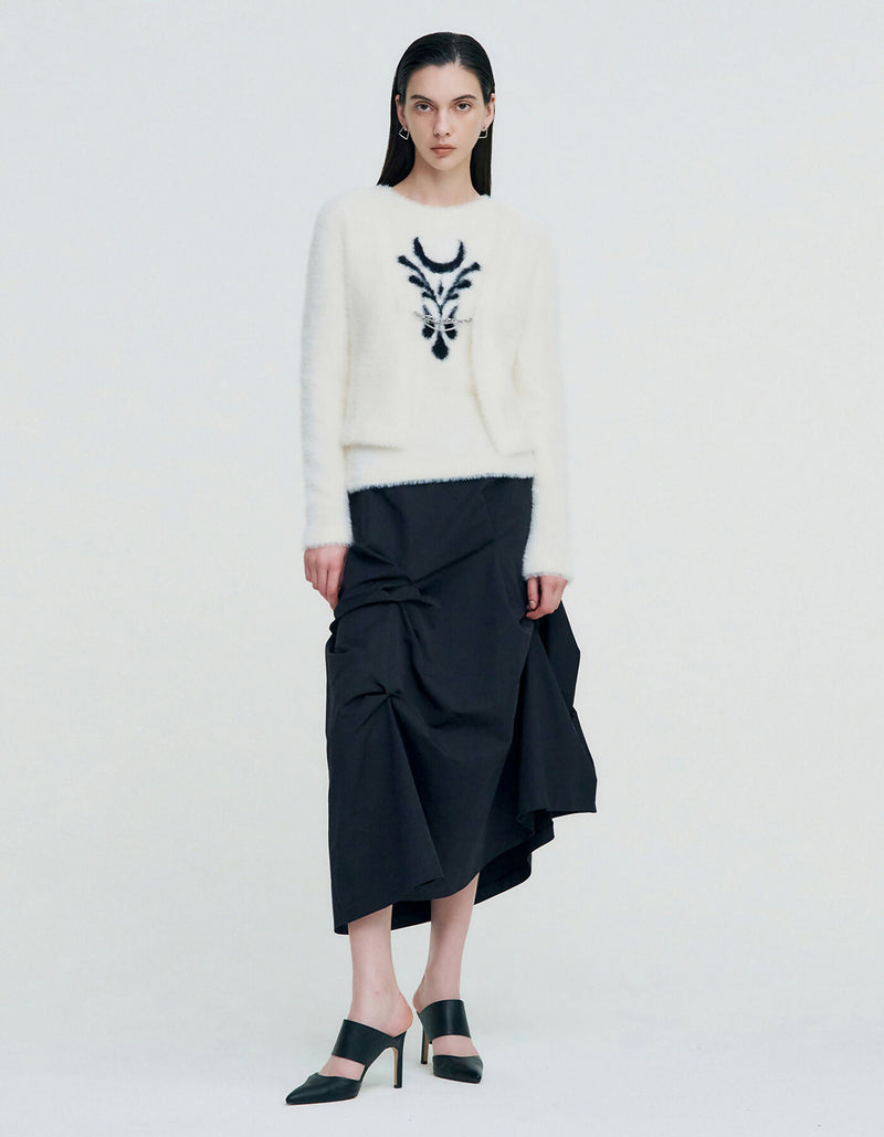 Chain Link Furry Cardigan