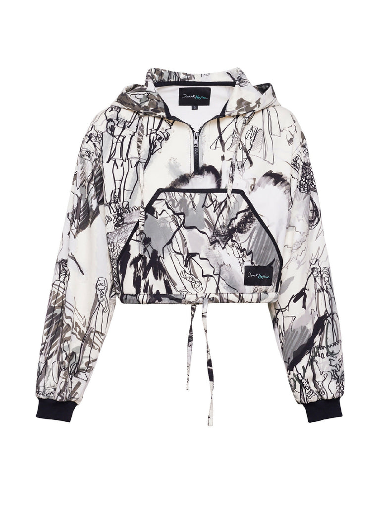 AW24_WSWT01 Printed Crop Sweater