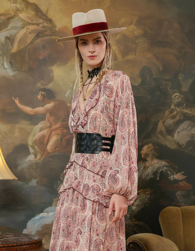 Arlo Wide Leather Belt