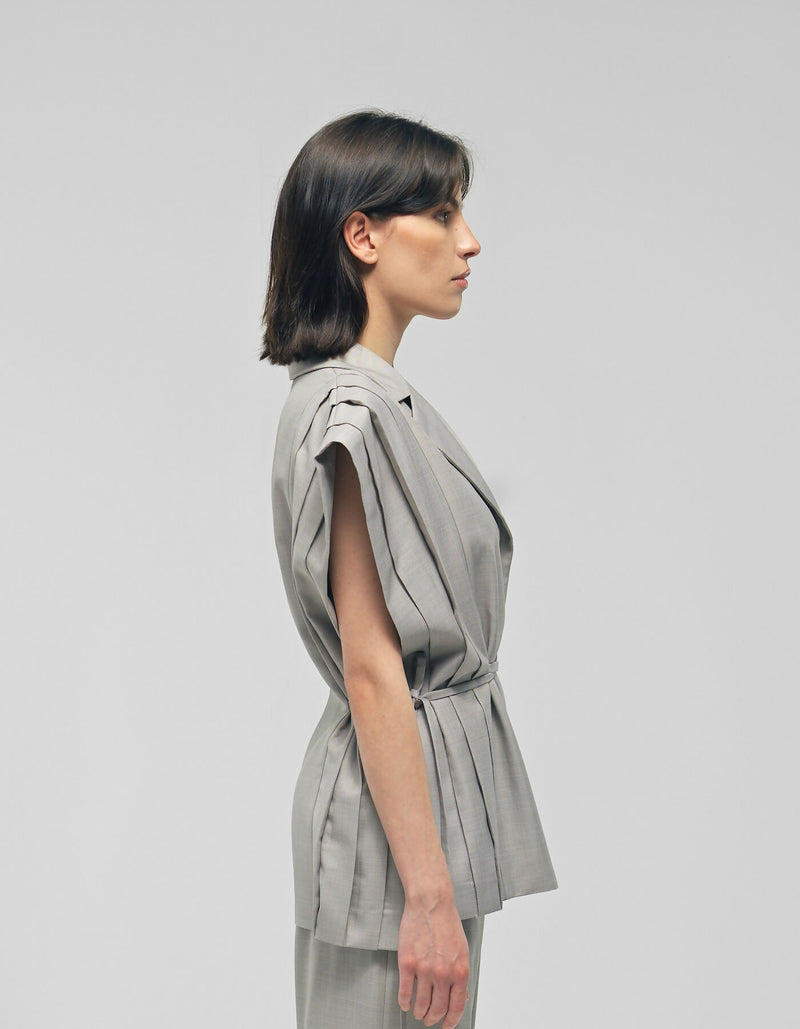 Arriety Grey Single Breasted Jacket