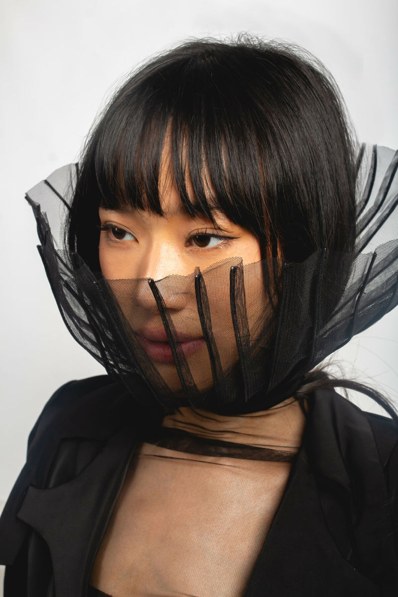 1-Sheer Structured Necklace 