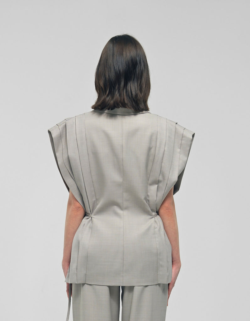 Arriety Grey Single Breasted Jacket