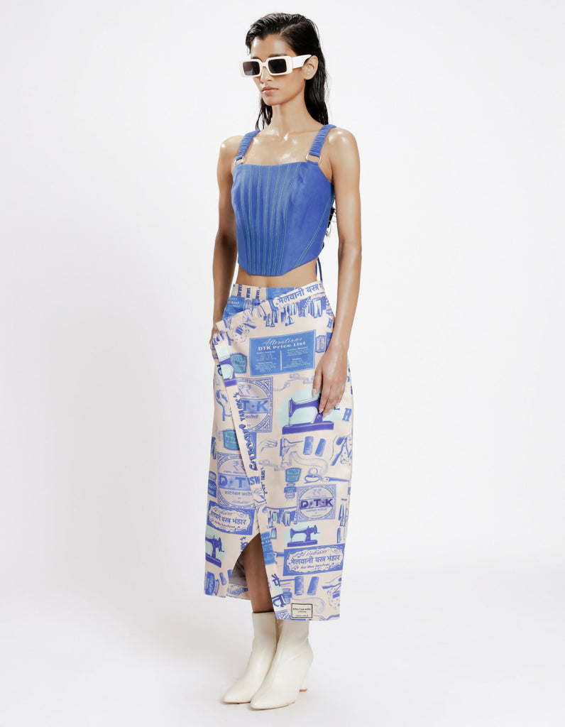KARKHANA WRAP SKIRT