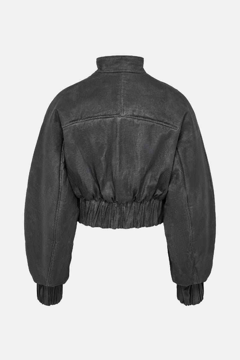 Waxed Bomber Grey