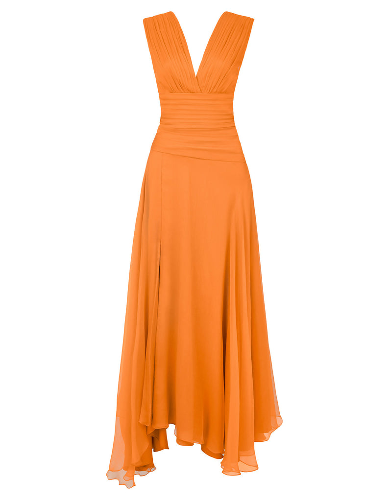 Amber Dress Tangerine Orange