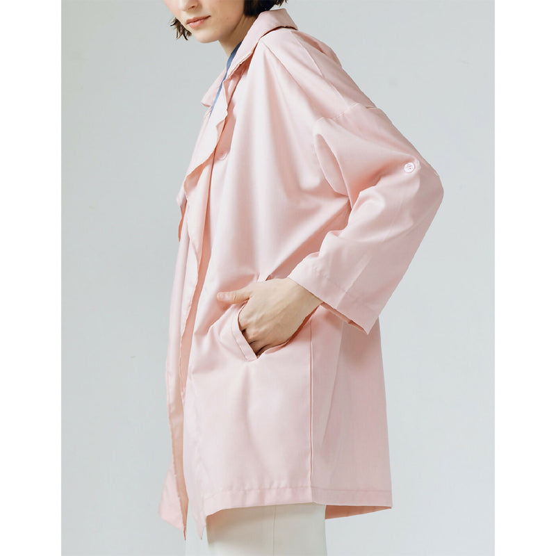 CARA BLUSH CONVERTIBLE SLEVEE BUTTON OUTERWEAR