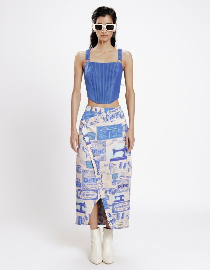 KARKHANA WRAP SKIRT