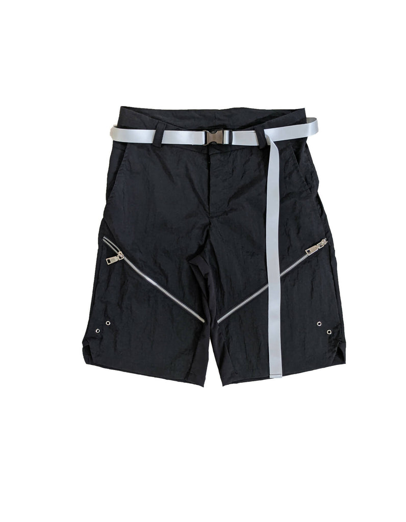 Slashed Track Shorts