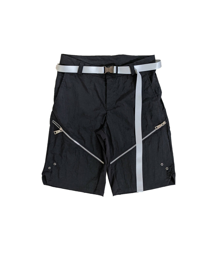 Slashed Track Shorts