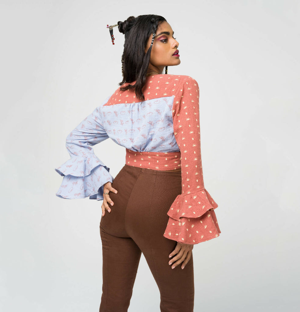 Dawn & Dusk Crop Blouse