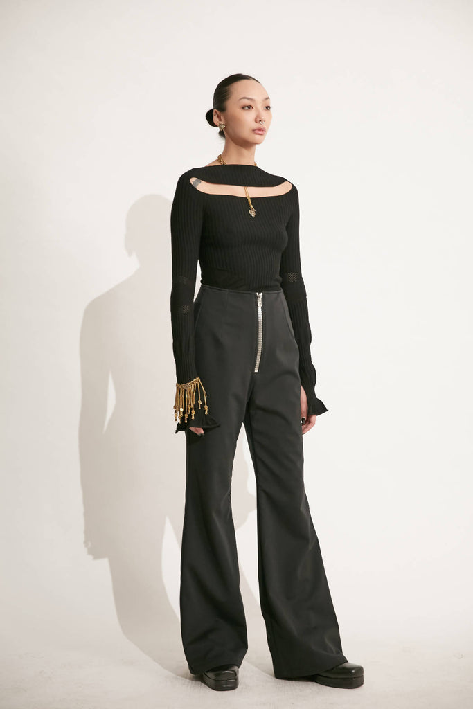 Bell Bottom with Vintage Zipper