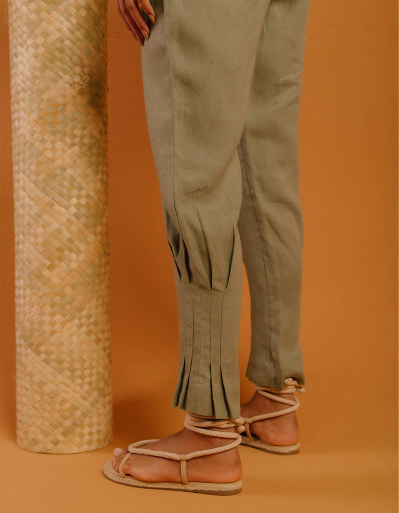Pregas 100% Linen Pants