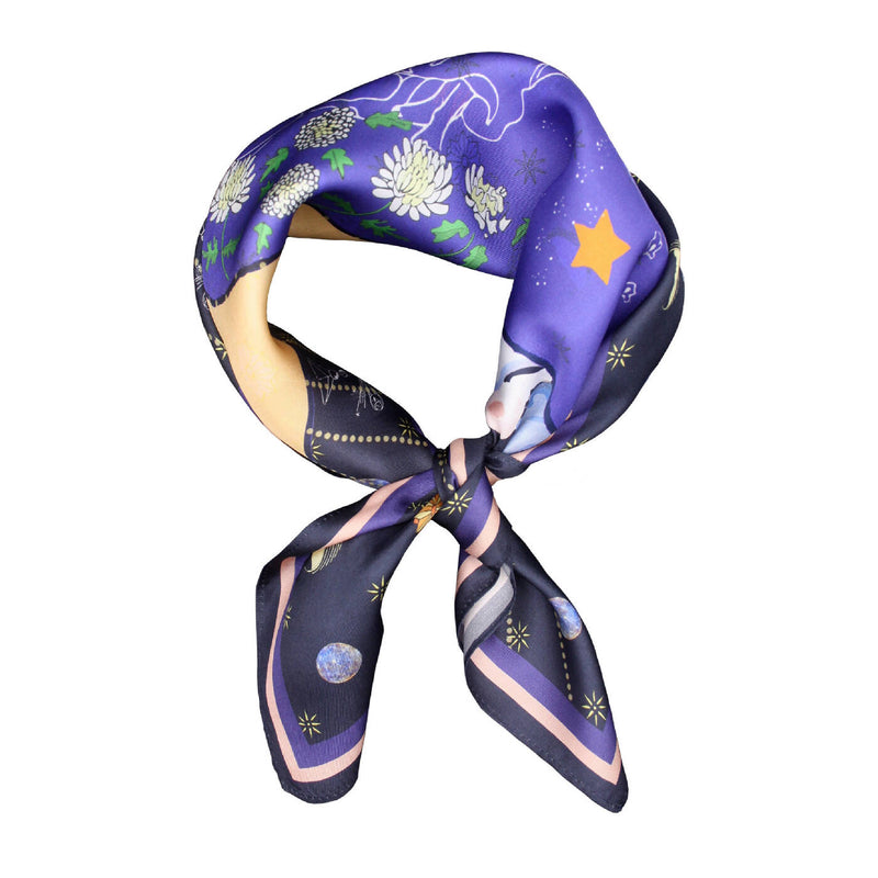Virgo silk scarf
