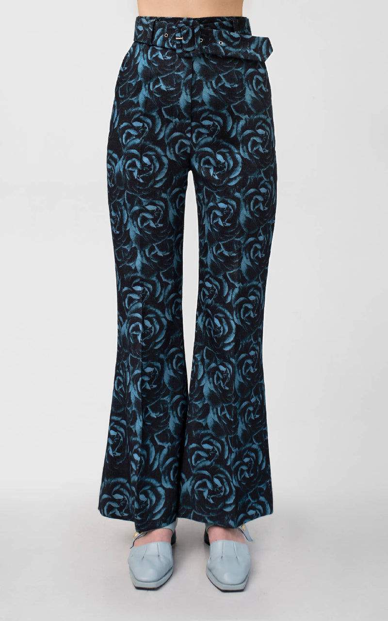 Blue Roses Pants