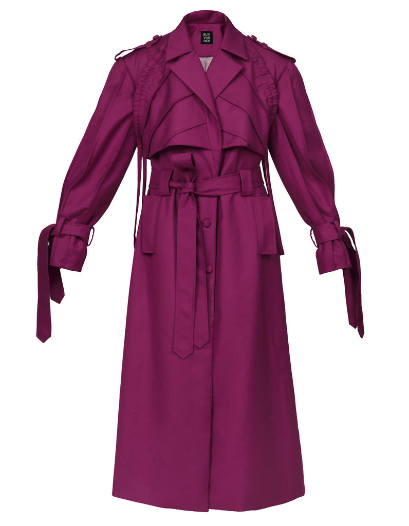 Purple Trench Coat