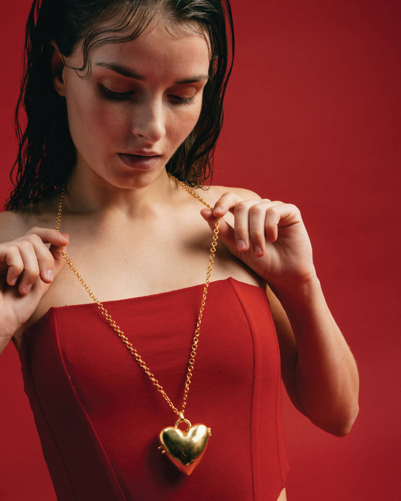 Love Heart Long Locket