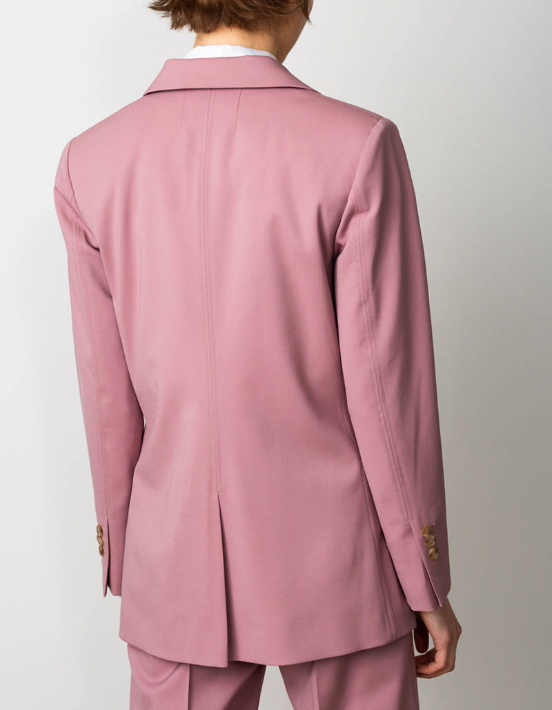 Grace Wool Stretch Blazer Dusty Pink