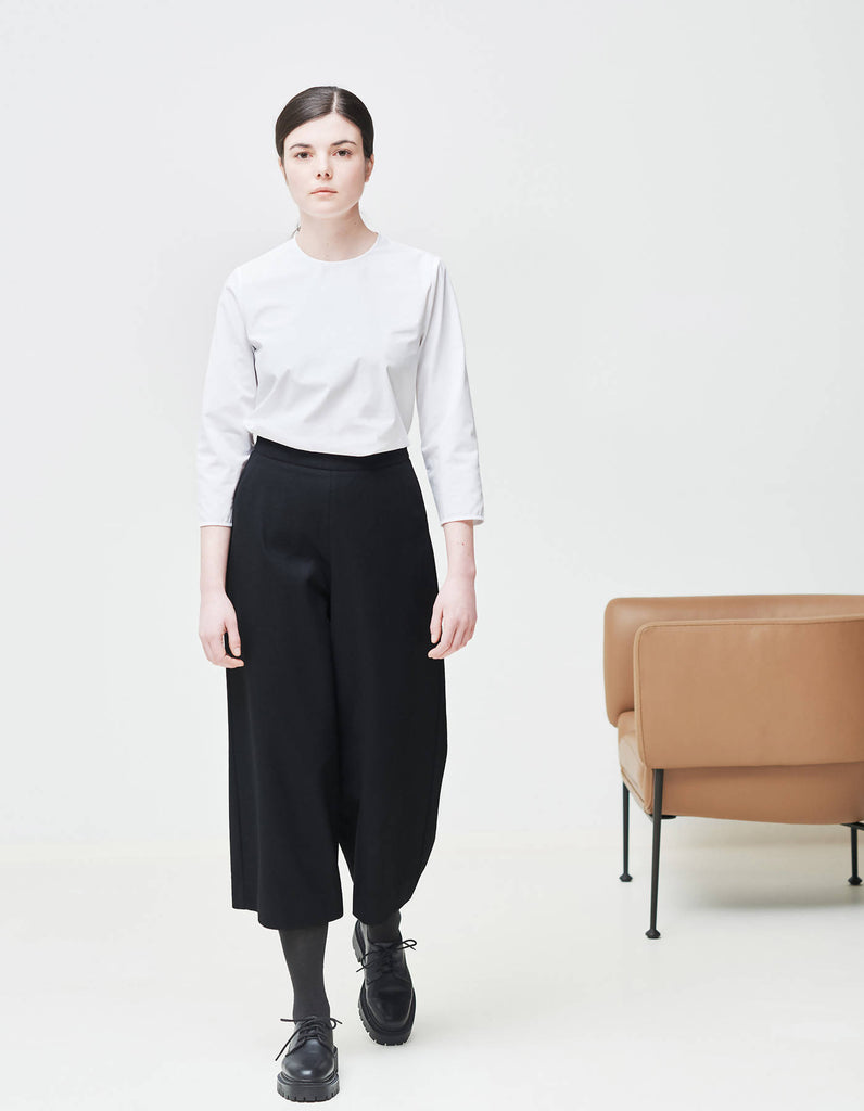 Wool Capri Trousers