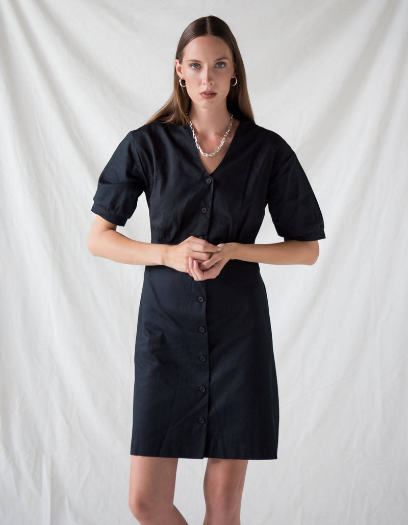 Black Twill Dress