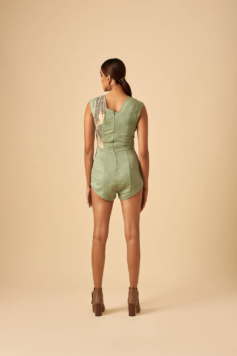Folded Waves Bodysuit